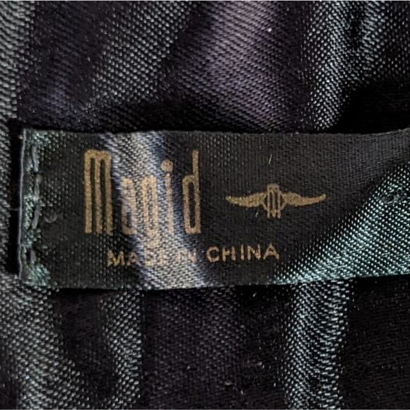 Vintage Magid cumber belt sequined black  size M/L - Picture 7 of 8